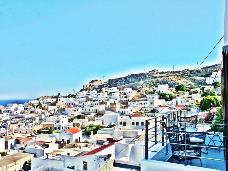 Lindos Beauty Apartment Bagian luar foto